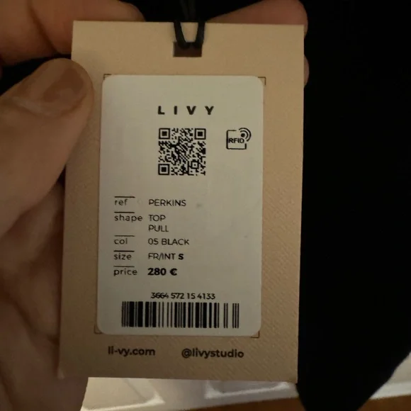 Livvy Black Sweater - Picture 3 of 5